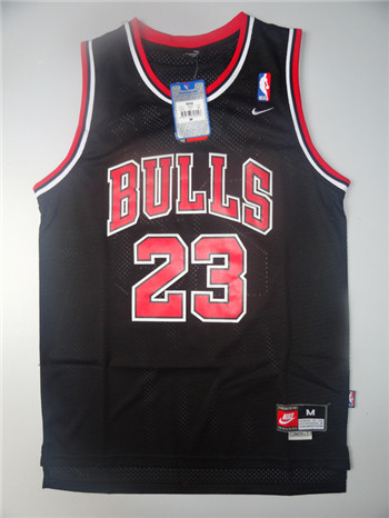 Nike Bulls #23 Michael Jordan Black Stitched NBA Jersey