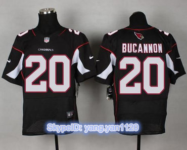Nike Cardinals #20 Deone Bucannon Black Alternate Men's Stitched NFL Elite Jersey