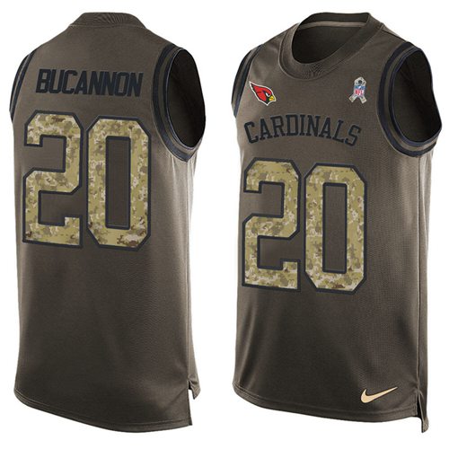 Nike Cardinals #20 Deone Bucannon Green Men's Stitched NFL Limited Salute To Service Tank Top Jersey Nike Cardinals #20 Deone Bucannon Green Men's Stitched NFL Limited Salute To Service Tank Top Jersey