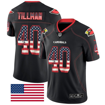 Nike Cardinals #40 Pat Tillman Black Men's Stitched NFL Limited Rush USA Flag Jersey Nike Cardinals #40 Pat Tillman Black Men's Stitched NFL Limited Rush USA Flag Jersey