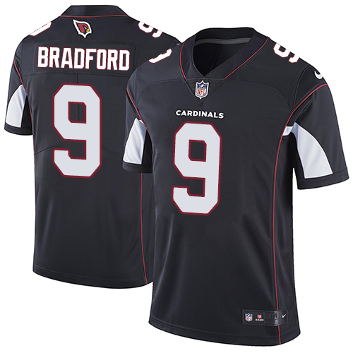 Nike Cardinals #9 Sam Bradford Black Alternate Youth Stitched NFL Vapor Untouchable Limited Jersey Nike Cardinals #9 Sam Bradford Black Alternate Youth Stitched NFL Vapor Untouchable Limited Jersey