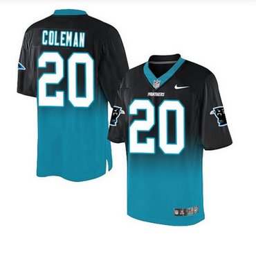 Nike Carolina Panthers #20 Kurt Coleman BlackBlue Men's Stitched NFL Elite Fadeaway Fashion Jersey Nike Carolina Panthers #20 Kurt Coleman BlackBlue Men's Stitched NFL Elite Fadeaway Fashion Jersey