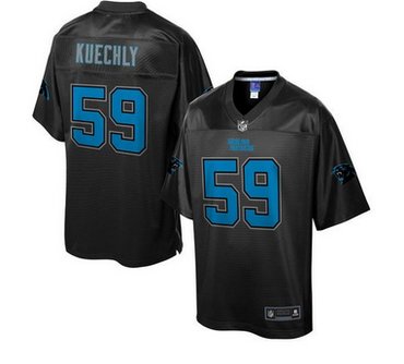 Nike Carolina Panthers #59 Luke Kuechly Black Men's NFL Pro Line Black Reverse Fashion Game Jersey
