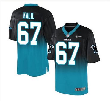Nike Carolina Panthers #67 Ryan Kalil BlackBlue Men's Stitched NFL Elite Fadeaway Fashion Jersey Nike Carolina Panthers #67 Ryan Kalil BlackBlue Men's Stitched NFL Elite Fadeaway Fashion Jersey