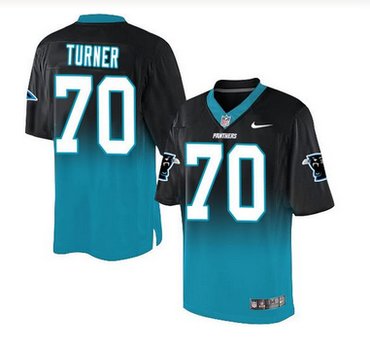 Nike Carolina Panthers #70 Trai Turner BlackBlue Men's Stitched NFL Elite Fadeaway Fashion Jersey Nike Carolina Panthers #70 Trai Turner BlackBlue Men's Stitched NFL Elite Fadeaway Fashion Jersey