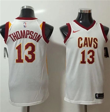 Nike Cavaliers #13 Tristan Thompson White NBA Swingman Jersey