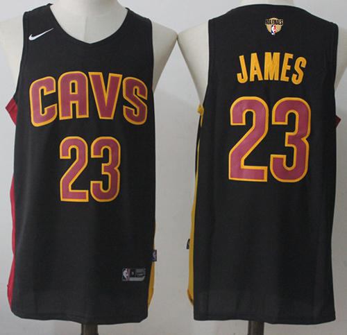 Nike Cavaliers #23 LeBron James Navy Blue Alternate The Finals Patch NBA Swingman Jersey Nike Cavaliers #23 LeBron James Navy Blue Alternate The Finals Patch NBA Swingman Jersey