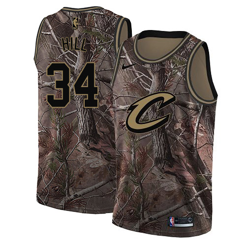 Nike Cavaliers #34 Tyrone Hill Camo NBA Swingman Realtree Collection Jersey Nike Cavaliers #34 Tyrone Hill Camo NBA Swingman Realtree Collection Jersey