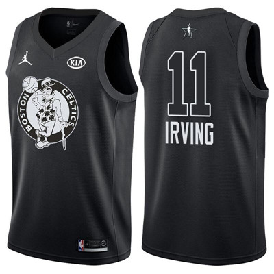 Nike Celtics #11 Kyrie Irving Jordan Brand Black 2018 All Star Game Swingman Jersey Nike Celtics #11 Kyrie Irving Jordan Brand Black 2018 All Star Game Swingman Jersey