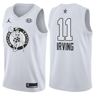 Nike Celtics #11 Kyrie Irving Jordan Brand White 2018 All-Star Game Swingman Jersey Nike Celtics #11 Kyrie Irving Jordan Brand White 2018 All-Star Game Swingman Jersey