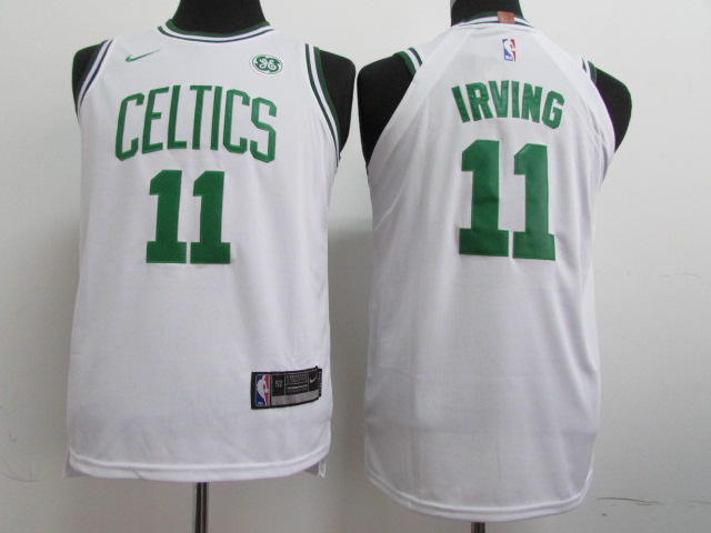 Nike Celtics #11 Kyrie Irving White Nike Stitched Youth NBA Jersey Nike Celtics #11 Kyrie Irving White Nike Stitched Youth NBA Jersey