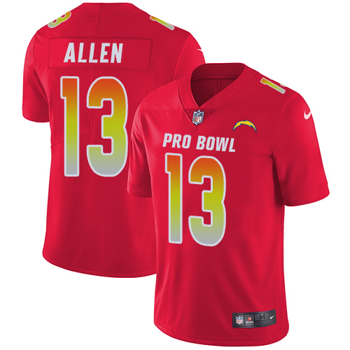 Nike Chargers #13 Keenan Allen Red Youth Stitched NFL Limited AFC 2018 Pro Bowl Jersey Nike Chargers #13 Keenan Allen Red Youth Stitched NFL Limited AFC 2018 Pro Bowl Jersey