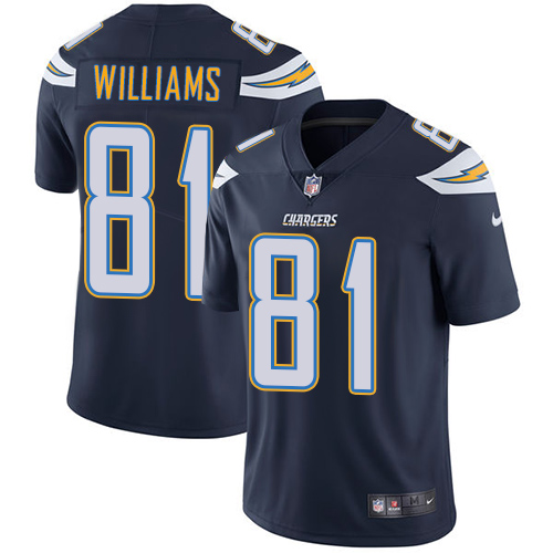 Nike Chargers #81 Mike Williams Navy Blue Team Color Youth Stitched NFL Vapor Untouchable Limited Jersey Nike Chargers #81 Mike Williams Navy Blue Team Color Youth Stitched NFL Vapor Untouchable Limited Jersey