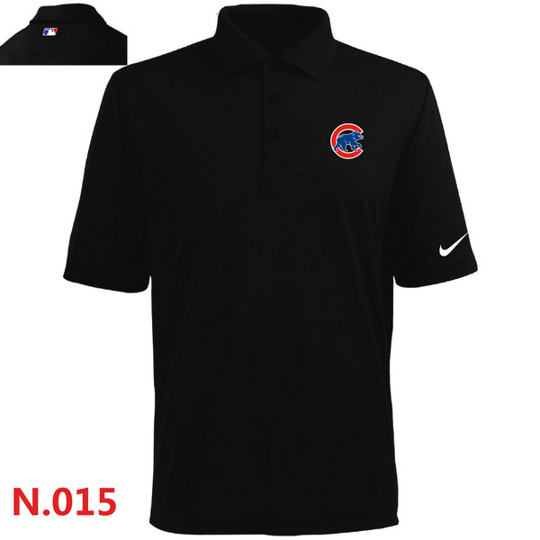 Nike Chicago Cubs Men's Black Polo Shirt