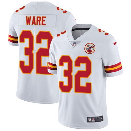 Nike Chiefs #32 Spencer Ware White Men's Stitched NFL Vapor Untouchable Limited Jersey Nike Chiefs #32 Spencer Ware White Men's Stitched NFL Vapor Untouchable Limited Jersey