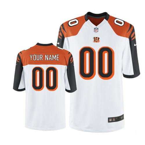 Nike Cincinnati Bengals Customized Game White Jerseys