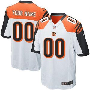 Nike Cincinnati Bengals White Customized Elite Jerseys