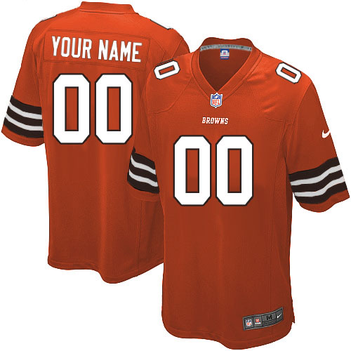 Nike Cleveland Browns Customized Game Orange Jerseys Nike Cleveland Browns Customized Game Orange Jerseys