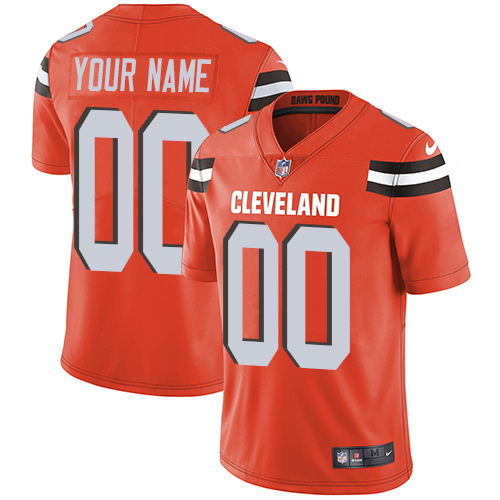 Nike Cleveland Browns Limited Orange Alternate Men's Jersey NFL Vapor Untouchable Customized jerseys Nike Cleveland Browns Limited Orange Alternate Men's Jersey NFL Vapor Untouchable Customized jerseys