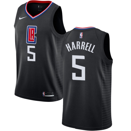 Nike Clippers #5 Montrezl Harrell Black NBA Swingman Statement Edition Jersey Nike Clippers #5 Montrezl Harrell Black NBA Swingman Statement Edition Jersey