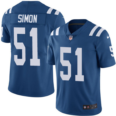Nike Colts #51 John Simon Royal Blue Youth Stitched NFL Limited Rush Jersey Nike Colts #51 John Simon Royal Blue Youth Stitched NFL Limited Rush Jersey