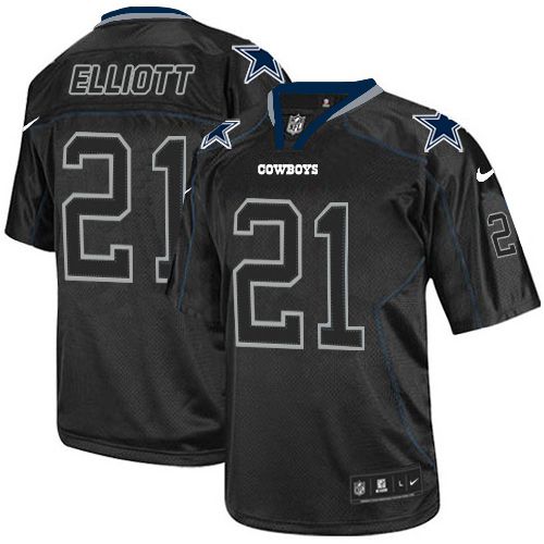 Nike Cowboys Lights Out Black Men's Stitched NFL Elite Jersey