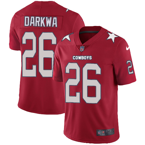 Nike Cowboys #26 Orleans Darkwa Red Alternate Men's Stitched NFL Vapor Untouchable Limited Jersey
