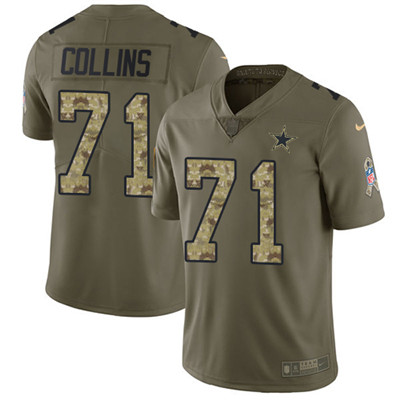 Nike Cowboys #71 La'el Collins Olive Camo Youth Stitched NFL Limited 2017 Salute to Service Jersey Nike Cowboys #71 La'el Collins Olive Camo Youth Stitched NFL Limited 2017 Salute to Service Jersey