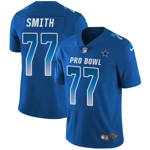 Nike Cowboys #77 Tyron Smith Royal Youth Stitched NFL Limited NFC 2019 Pro Bowl Jersey Nike Cowboys #77 Tyron Smith Royal Youth Stitched NFL Limited NFC 2019 Pro Bowl Jersey