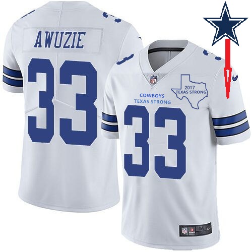 Nike Cowboys White Men's Stitched NFL Vapor Untouchable Limited Jersey