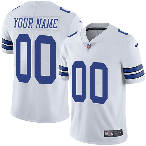 Nike Dallas Cowboys Limited White Road Men's Jersey NFL  Vapor Untouchable Customized jerseys