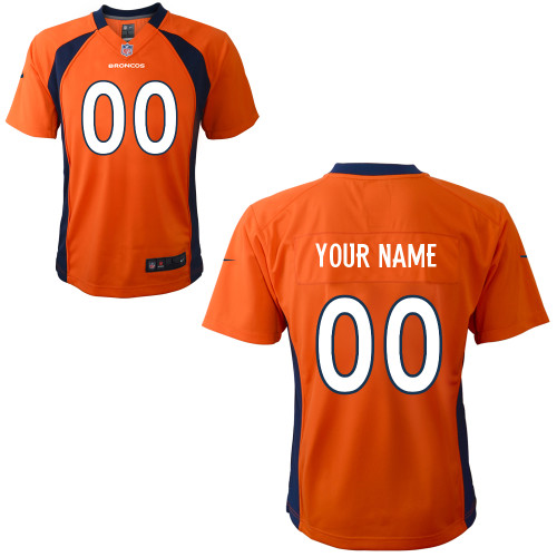 Nike Denver Broncos Infant Customized Game Team Color Jersey