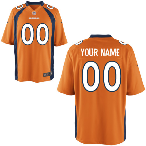 Nike Denver Broncos Youth Customized Game Team Color Jersey Nike Denver Broncos Youth Customized Game Team Color Jersey