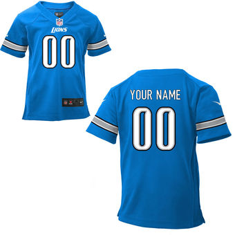 Nike Detroit Lions Infant Customized Game Team Color Jersey Nike Detroit Lions Infant Customized Game Team Color Jersey