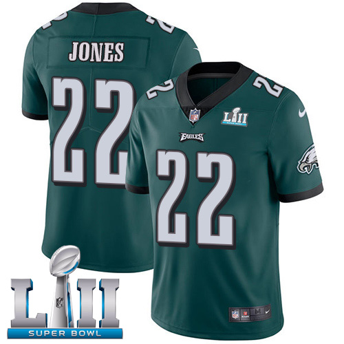 Nike Eagles #22 Sidney Jones Midnight Green Team Color Super Bowl LII Youth Stitched NFL Vapor Untouchable Limited Jersey Nike Eagles #22 Sidney Jones Midnight Green Team Color Super Bowl LII Youth Stitched NFL Vapor Untouchable Limited Jersey