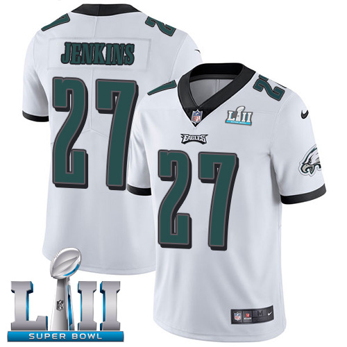 Nike Eagles #27 Malcolm Jenkins White Super Bowl LII Youth Stitched NFL Vapor Untouchable Limited Jersey Nike Eagles #27 Malcolm Jenkins White Super Bowl LII Youth Stitched NFL Vapor Untouchable Limited Jersey