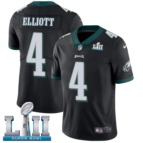 Nike Eagles #4 Jake Elliott Black Alternate Super Bowl LII Youth Stitched NFL Vapor Untouchable Limited Jersey Nike Eagles #4 Jake Elliott Black Alternate Super Bowl LII Youth Stitched NFL Vapor Untouchable Limited Jersey