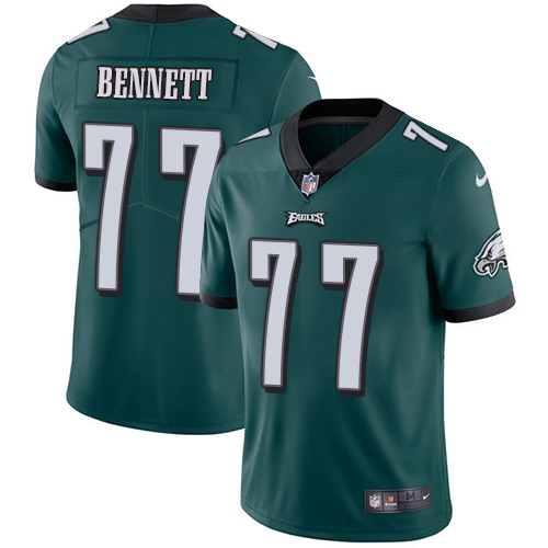 Nike Eagles #77 Michael Bennett Midnight Green Team Color Youth Stitched NFL Vapor Untouchable Limited Jersey Nike Eagles #77 Michael Bennett Midnight Green Team Color Youth Stitched NFL Vapor Untouchable Limited Jersey