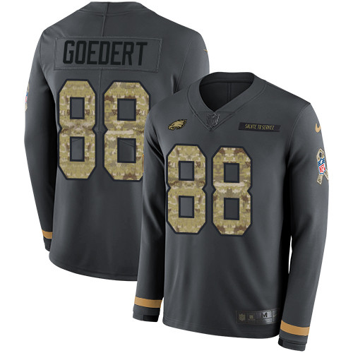 Nike Eagles #88 Dallas Goedert Anthracite Salute to Service Youth Nike Eagles #88 Dallas Goedert Anthracite Salute to Service Youth