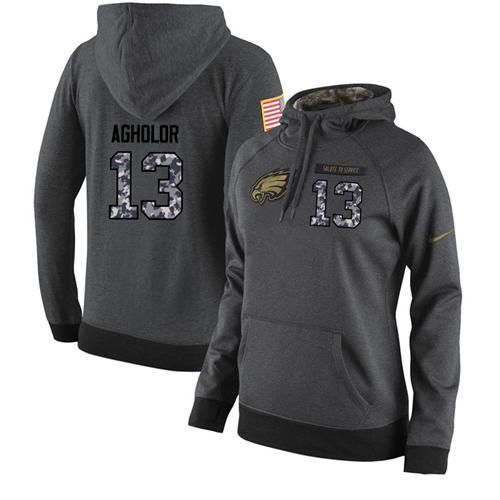 Nike Eagles #96 Derek Barnett Black Women's Stitched NFL Limited 2016 Salute to Service Jersey