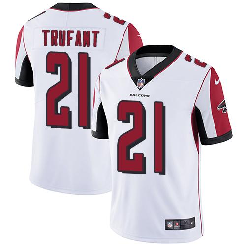 Nike Falcons #21 Desmond Trufant White Youth Stitched NFL Vapor Untouchable Limited Jersey Nike Falcons #21 Desmond Trufant White Youth Stitched NFL Vapor Untouchable Limited Jersey