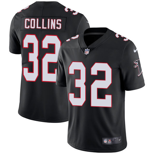 Nike Falcons #32 Jalen Collins Black Alternate Men's Stitched NFL Vapor Untouchable Limited Jersey Nike Falcons #32 Jalen Collins Black Alternate Men's Stitched NFL Vapor Untouchable Limited Jersey