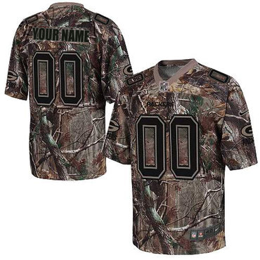 Nike Green Bay Packers Customized Elite Camo Jerseys