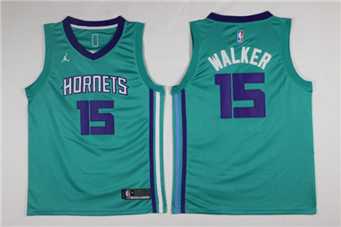 Nike Hornets #15 Kemba Walker Teal Swingman Jersey Nike Hornets #15 Kemba Walker Teal Swingman Jersey
