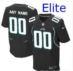 Nike Jacksonville Jaguars Customized Elite Black Jerseys