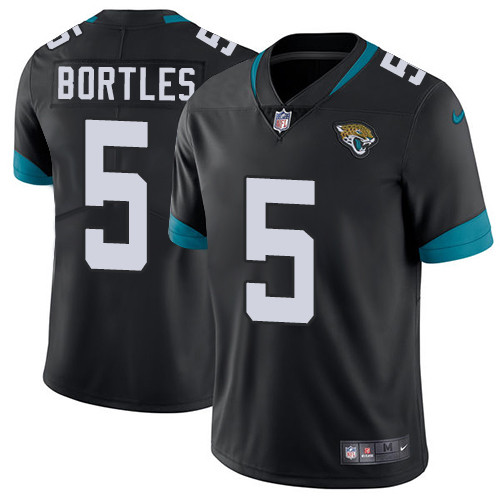 Nike Jaguars #5 Blake Bortles Black Team Color Youth Stitched NFL Vapor Untouchable Limited Jersey