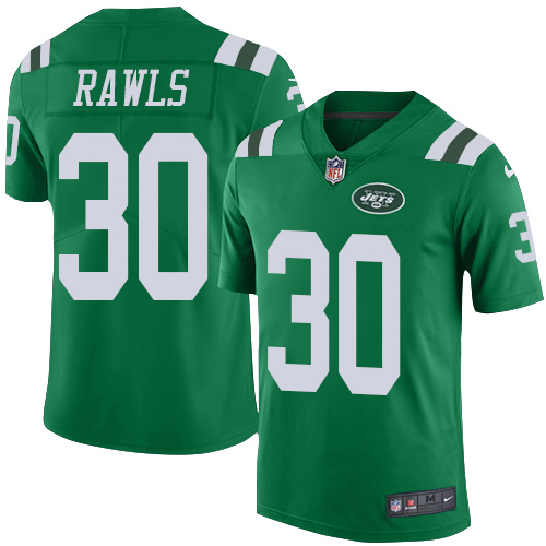 Nike Jets #30 Thomas Rawls Green Men's Stitched NFL Limited Rush Jersey Nike Jets #30 Thomas Rawls Green Men's Stitched NFL Limited Rush Jersey
