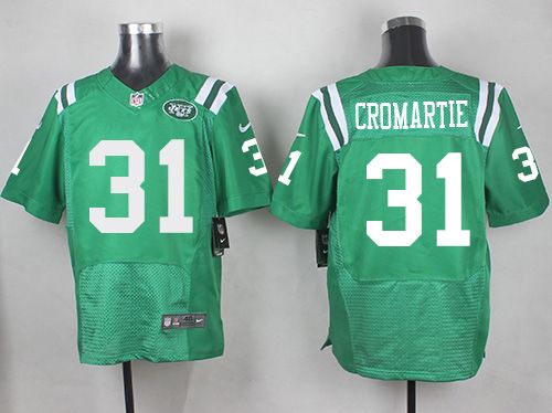 Nike Jets #31 Antonio Cromartie Green Men's Stitched NFL Elite Rush Jersey Nike Jets #31 Antonio Cromartie Green Men's Stitched NFL Elite Rush Jersey