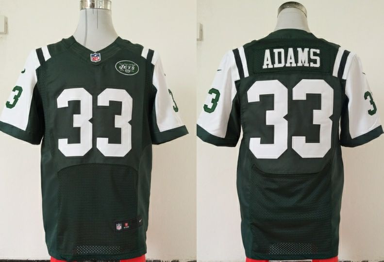 Nike Jets #33 Jamal Adams Green 2018 NFL Draft Pick Elite Jersey