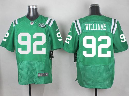 Nike Jets #92 Leonard Williams Green Men's Stitched NFL Elite Rush Jersey Nike Jets #92 Leonard Williams Green Men's Stitched NFL Elite Rush Jersey